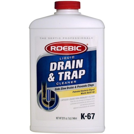 Roebic Laboratories K-67L Liquid Drain Buildup Cleaner RO600799